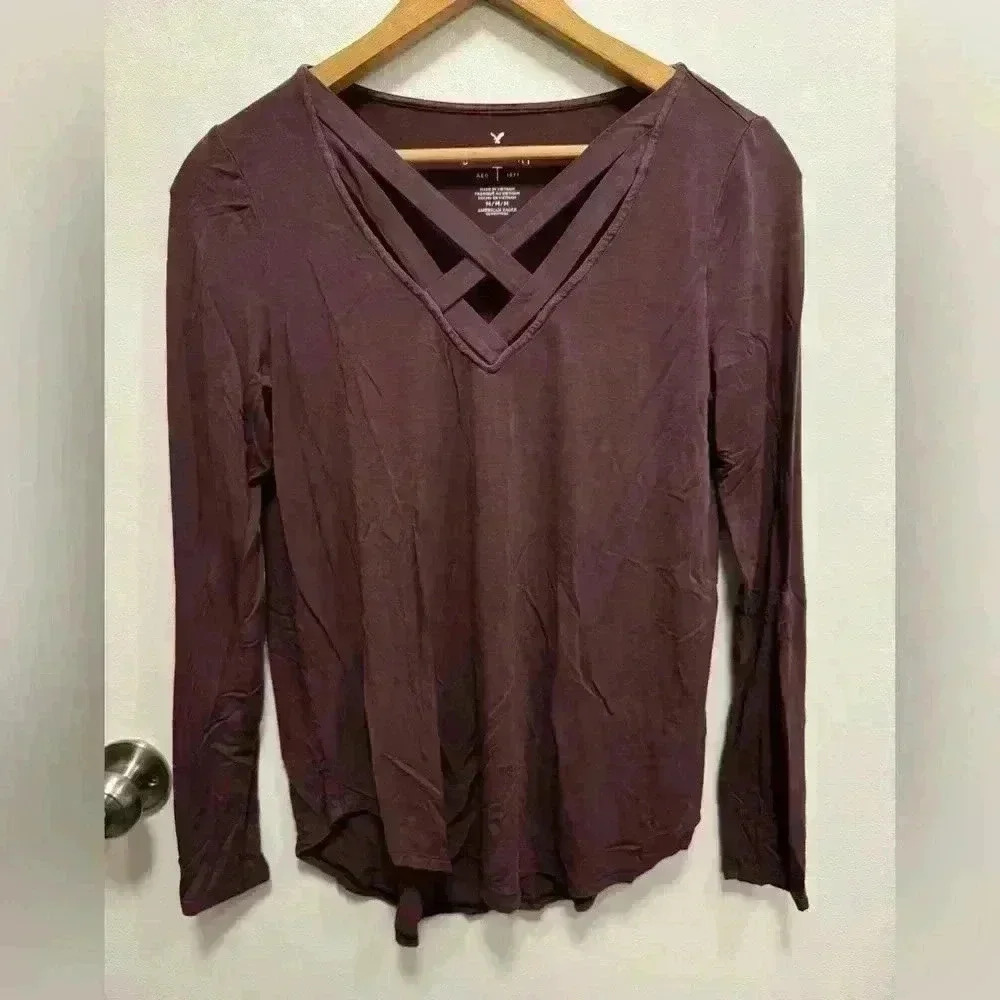 American Eagle Outfitters Soft & Sexy women’s pullover long sleeve top size M